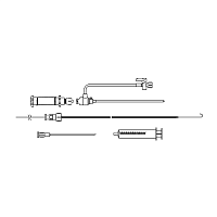 Изображение товара - Fast-Cath™ 12-см интродьюсер с замком Luer™ с проводником и репозиционным рукавом: Стандартный проводник